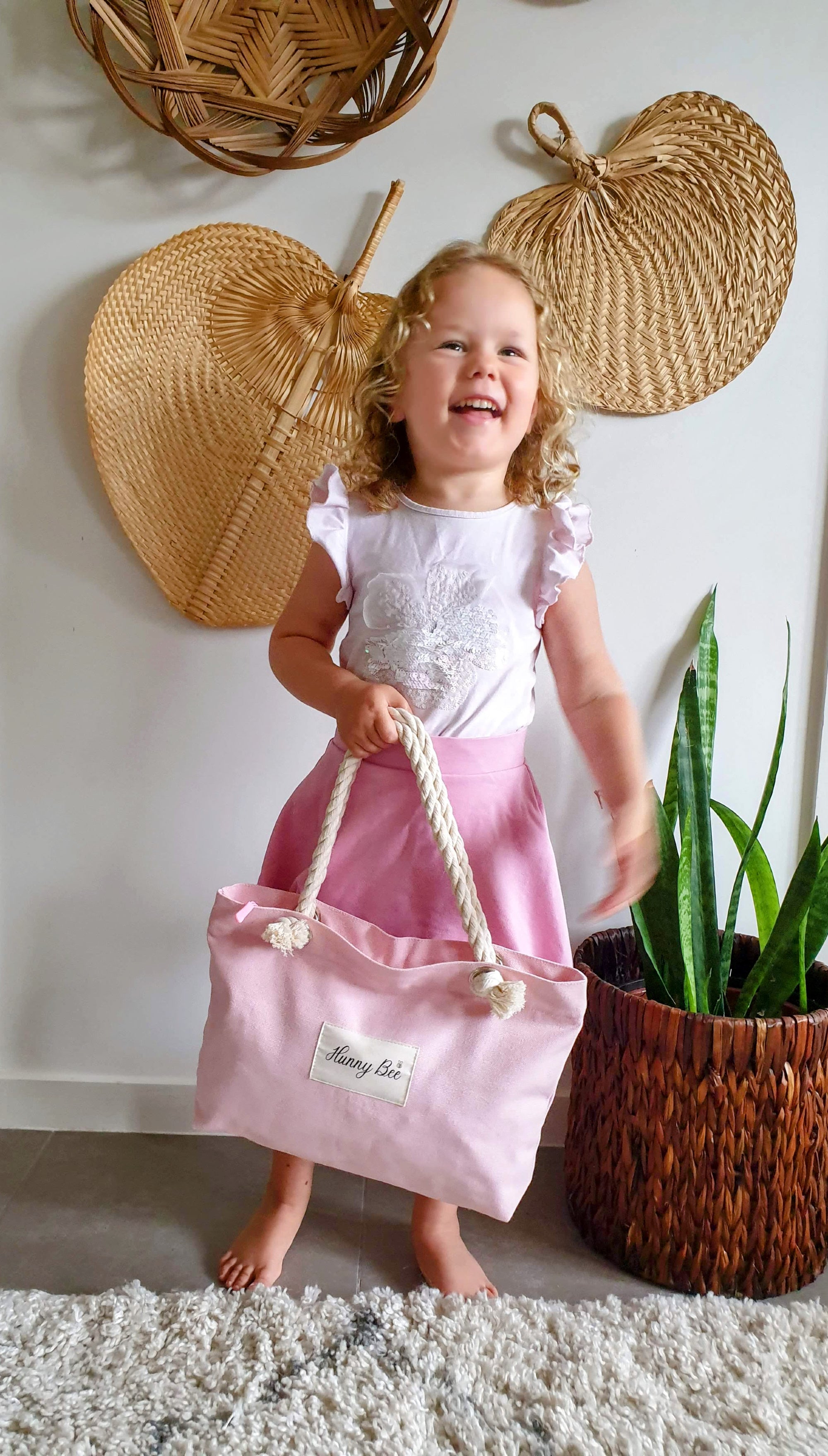 Little girl store tote bags