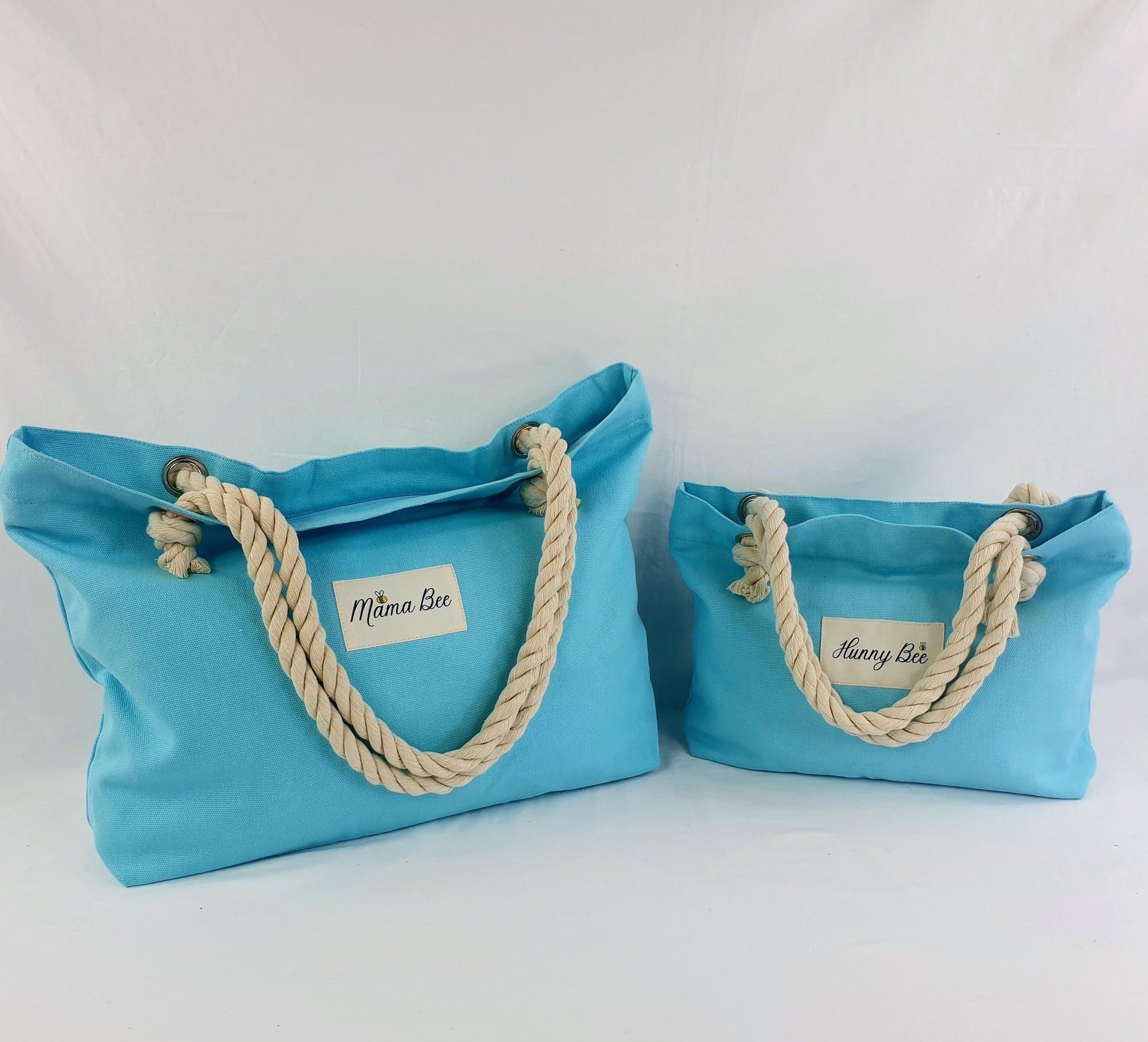 Mother and Daughter Matching Tote Bags